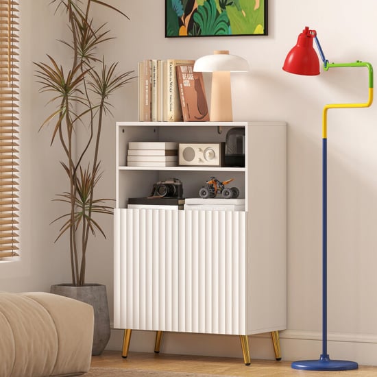 4goodz Curl badkamerkast halfhoog 2 deurs 60x32x92 cm - - Image 3