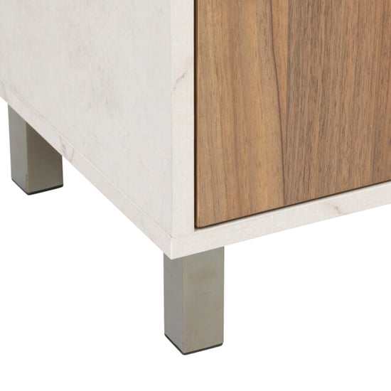 4bathroomz Badkamer kolomkast lugano marmerlook – 194 cm hoog marmer/houtlook - Image 4
