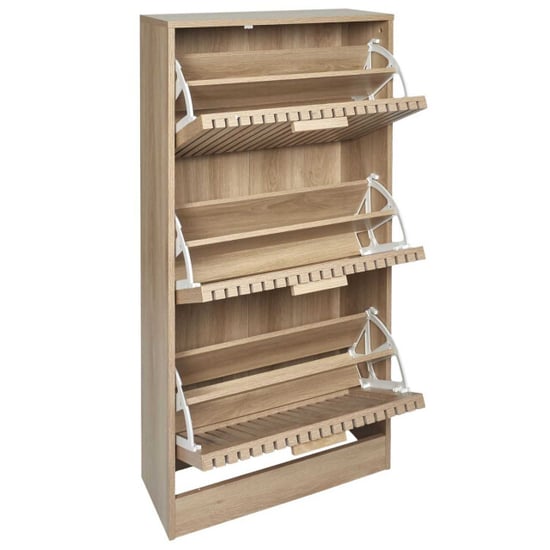 Home Deco Factory Schoenenkast klaus 3 lades 24x60x113 cm voor 18 paar - - Image 3