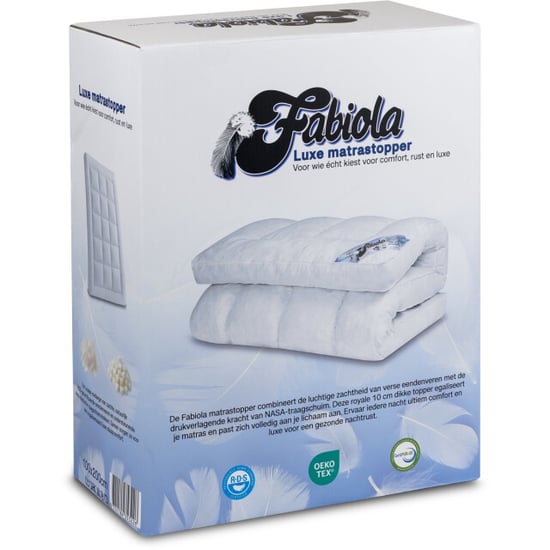 Fabiola Luxe topmatras 10cm – dons & traagschuim – anti-allergisch – rds & - Image 4