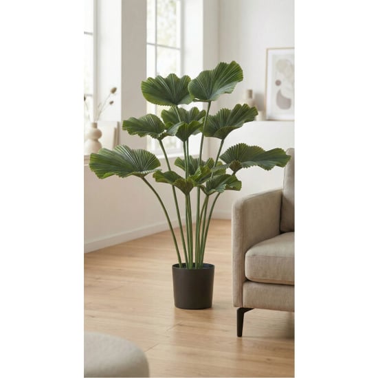 Kopu ® kunstplant palmblad 100cm in pot groen - Image 4