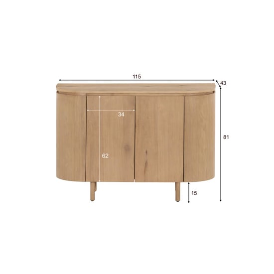 Livingfurn dressoir tobago 43x115x81cm - Image 5