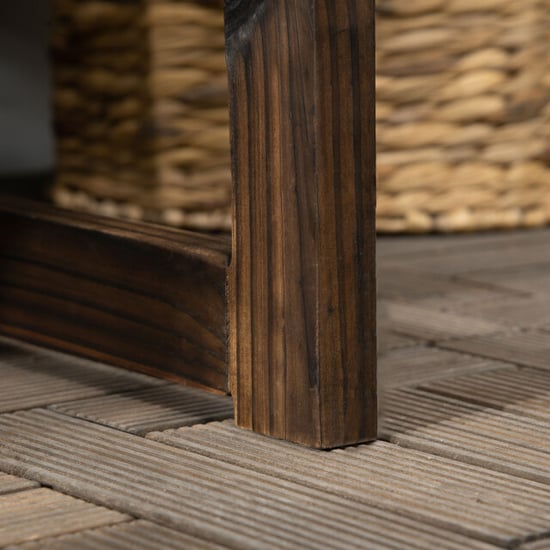 4goodz Tuinbank met armleuning massief hout kleur teak - Image 5