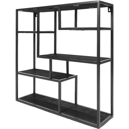 Home67 Wandkast huub mangohout 73 x 73 x 21 cm - Image 1
