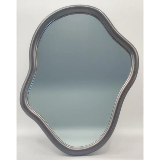 House Vitamin Mirror organic mdf black 30x40cm - Image 1