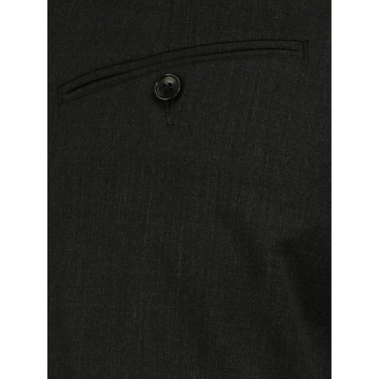 Bos Bright Blue Wollen pantalon wolmix pantalon antraciet 09.a.110/5611 - Image 4