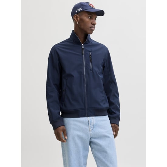 Jack & Jones Jjeparker sofshell bomber navy - Image 6