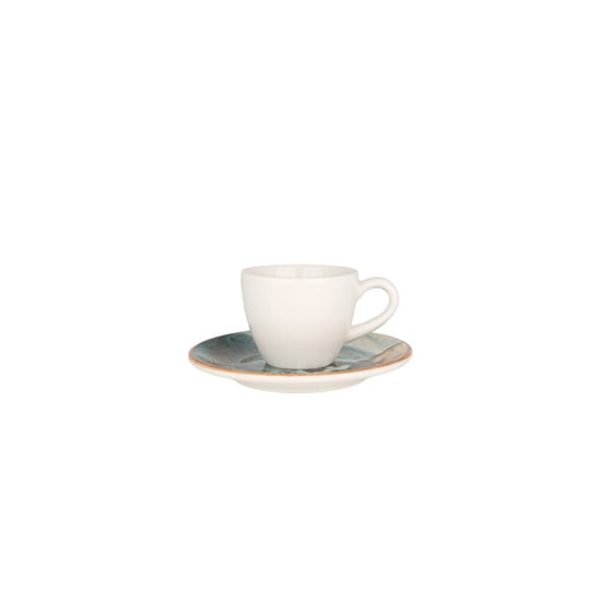 Bonna Espresso kopjes & schotel futura porselein set van 6 - Image 1