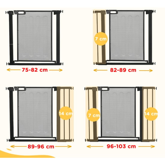 4goodz Uitschuifbaar traphek 74-103 cm voor huisdieren - - Image 6