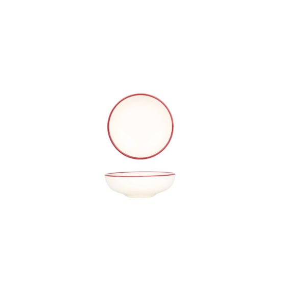 Bonna Serveerschaal linea burgundy porselein 10 cm set van 2 - Image 1
