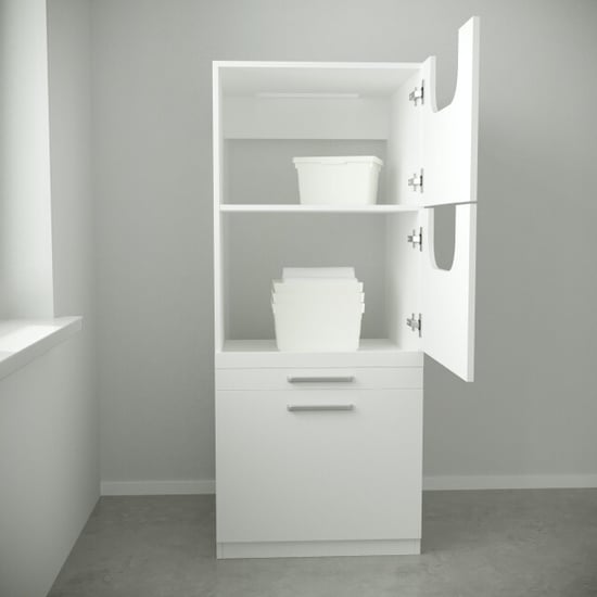 Wasophoogte Multifunctionele waskast module z16 perle taupe - Image 3