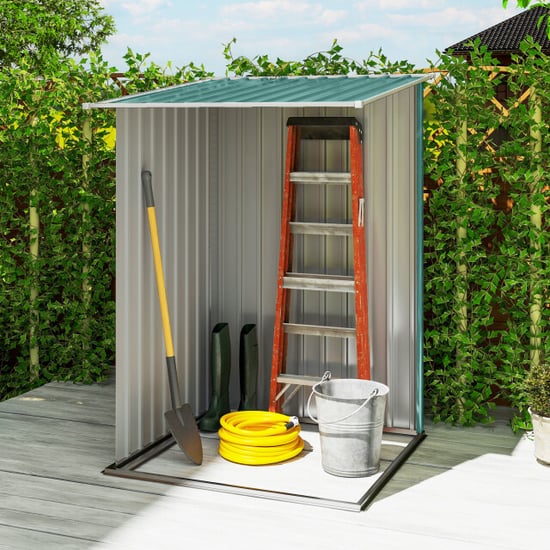 4goodz Metalen tuinhuis tuinschuur met schuin dak 100x103x160 cm - - Image 3