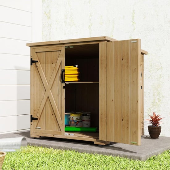4goodz Tuinkast dubbele deuren en deksel 77,5x88x90 cm - - Image 3