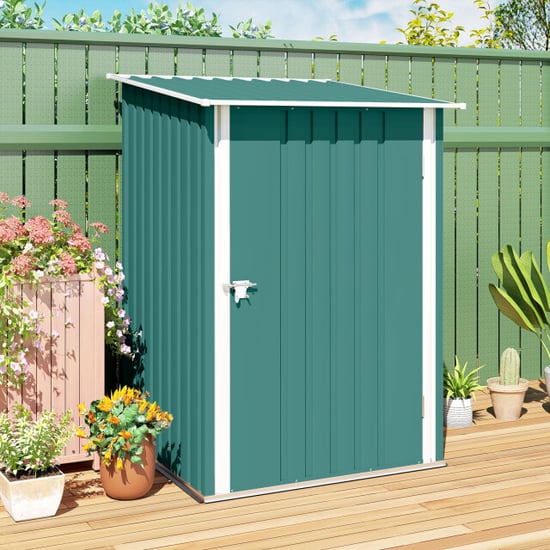 4goodz Metalen tuinhuis tuinschuur met schuin dak 100x103x160 cm - - Image 6