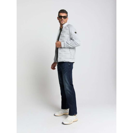 No Excess Jacket short fit sealed knitted mix chalk - Image 4