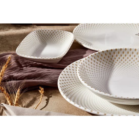 Rinart Dessertbord punto porselein 17 cm set van 6 - Image 2