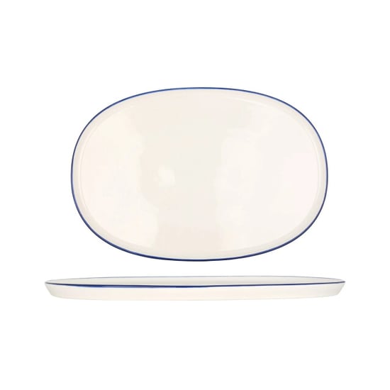 Bonna Serveerschaal linea blue porselein 34 cm set van 2 - Image 1