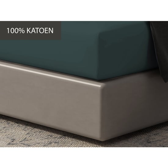 DoubleDry Hoeslaken 100% natuurlijk katoen eenpersoons 90x200 cm zacht & - Image 6