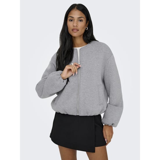 Only onlellie scuba jacket 15344567 medium grey melange - Image 4