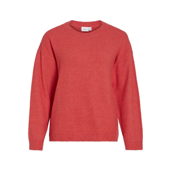Vila Viliga ls o-neck knit top noos framboos - Image 1