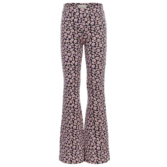 Looxs Revolution Flared broek jaquard blue leopard voor meisjes in de kleur - Image 2