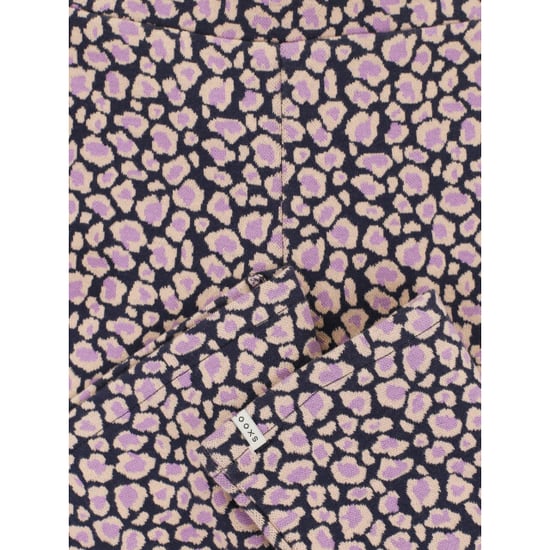 Looxs Revolution Flared broek jaquard blue leopard voor meisjes in de kleur - Image 6