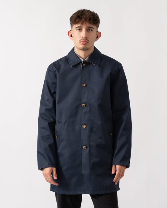 Archival Archival Reversible Mid Coat Mid Coat in Dark Blue - Image 5