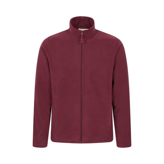 Mountain Warehouse Heren Raso Full Zip Fleece Top (Donkere Bourgogne) - Image 1