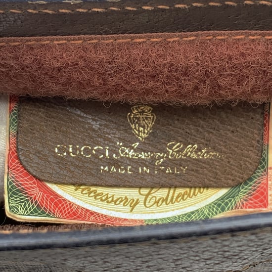 Gucci Vintage stoffen clutch Ophidia - Image 6