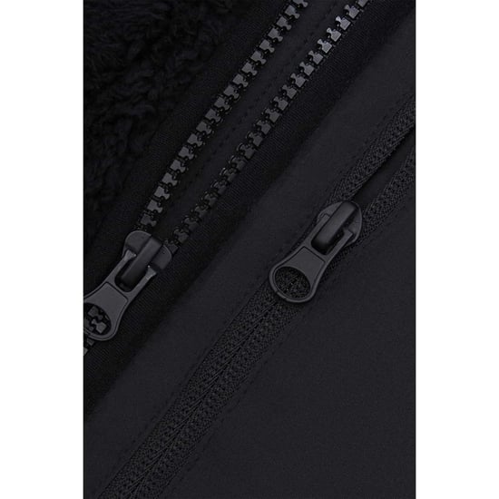 Reebok Dames Double Monkey Fleece Jacket (Zwart) - Image 3