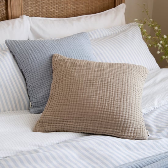 Yard Lark Muslin Cotton Feather Filled Cushion - Image 4