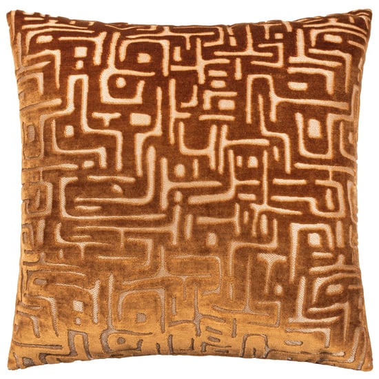 Hoem Soren Cut Velvet Polyester Filled Cushion - Image 1