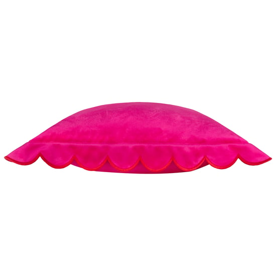 Furn Lil Scallop Velvet Feather Filled Cushion - Image 3