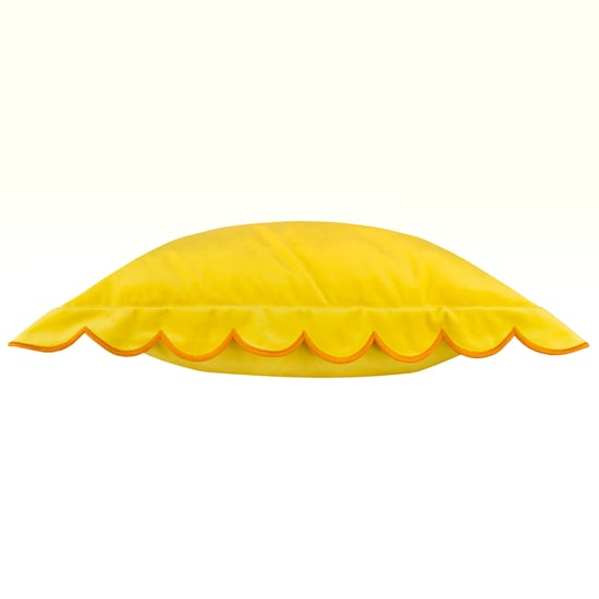Furn Lil Scallop Velvet Feather Filled Cushion - Image 3