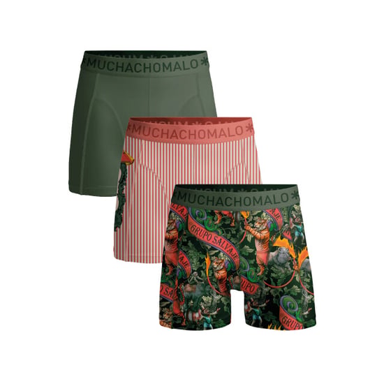 Muchachomalo Heren 3-pack boxershorts circus animals - Image 2