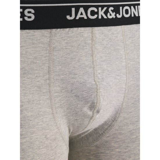 Jack & Jones Heren boxershorts lange pijp jachenry boxer briefs 3-pack grijs/zwart - Image 2