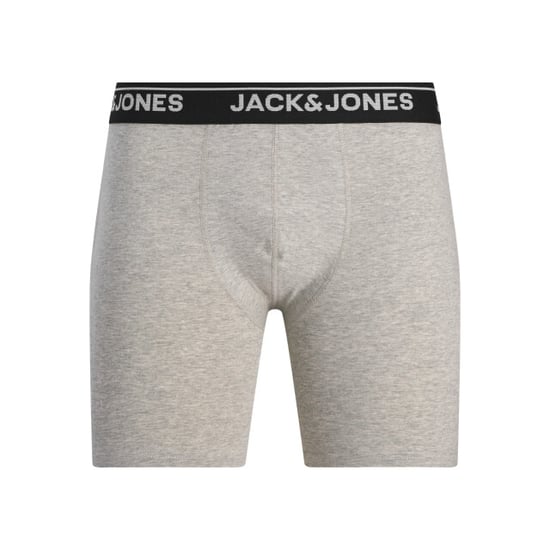 Jack & Jones Heren boxershorts lange pijp jachenry boxer briefs 3-pack grijs/zwart - Image 3