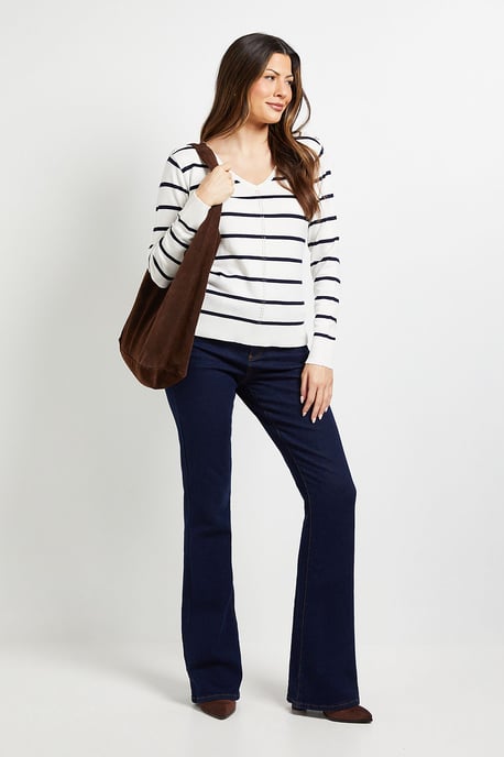 Breton Stripe Knitted Jumper - Image 2