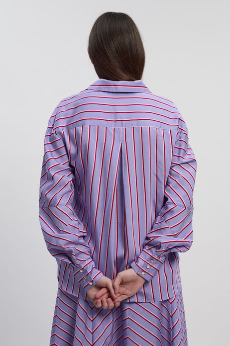 Cotton Stripe Tailored Shirt - Image 4