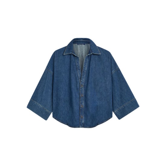 Summum Blouse denim kimono light cotton twill 2s3346-5184 - Image 1