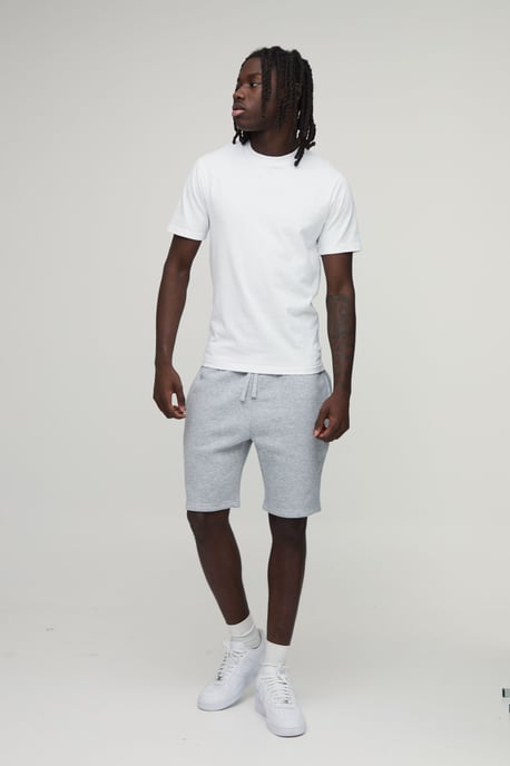 Basic Slim Fit Jersey Short - Image 4