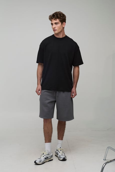 Basic Baggy Fit Jersey Short - Image 4