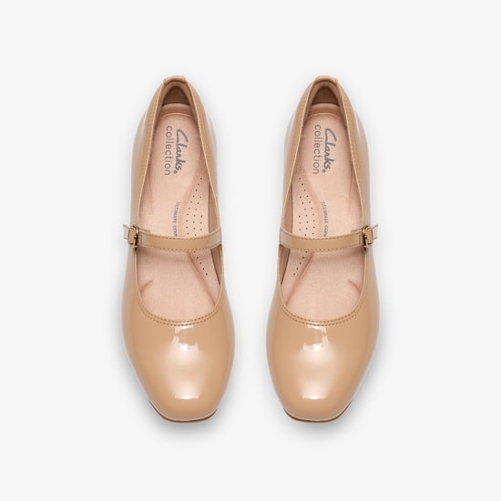 Iridessa Rae Beige Patent Shoes - Image 6