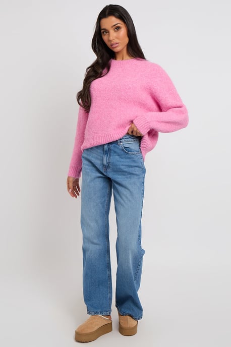 Urban Bliss Pink Wool-Blend Jumper - Image 2