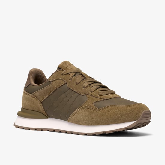 Franco Lace Taupe Trainers - Image 4