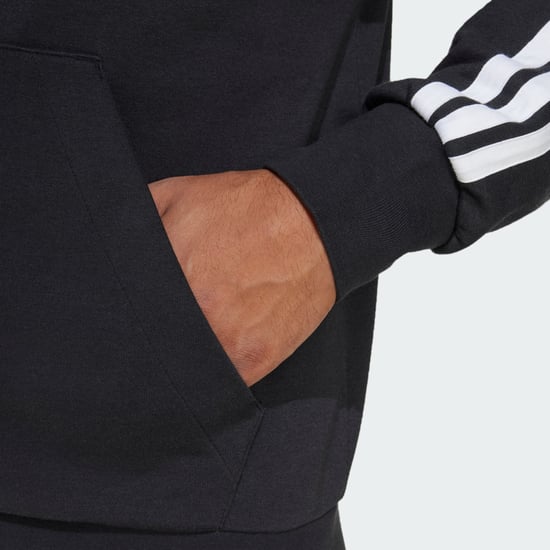 Essentials 3-Stripes French Terry Full-Zip Hoodie - Image 5