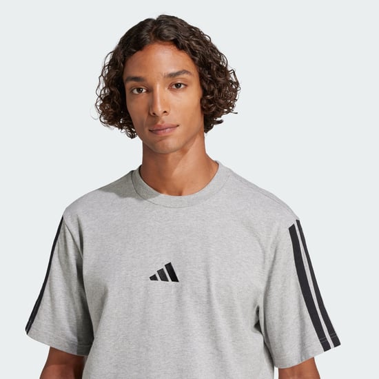 Essentials 3-Stripes Single Jersey Tee - Image 4