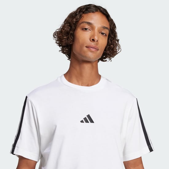 Essentials 3-Stripes Single Jersey Tee - Image 4