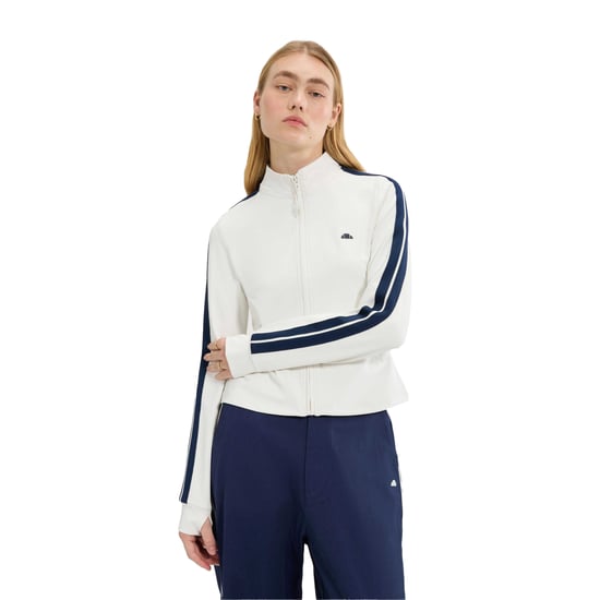 Ellesse Dames Banff Full Zip Trainingsjack (Off White) - Image 4