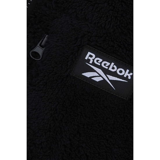 Reebok Dames Double Monkey Fleece Jacket (Zwart) - Image 4